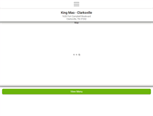 Tablet Screenshot of kingmaoclarksville.com